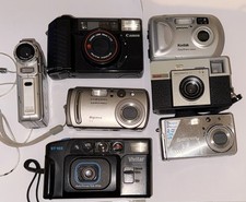 Camera Bundle Canon Kodak Samsung Vivitar - Digital & Film Job Lot Spares/Repair