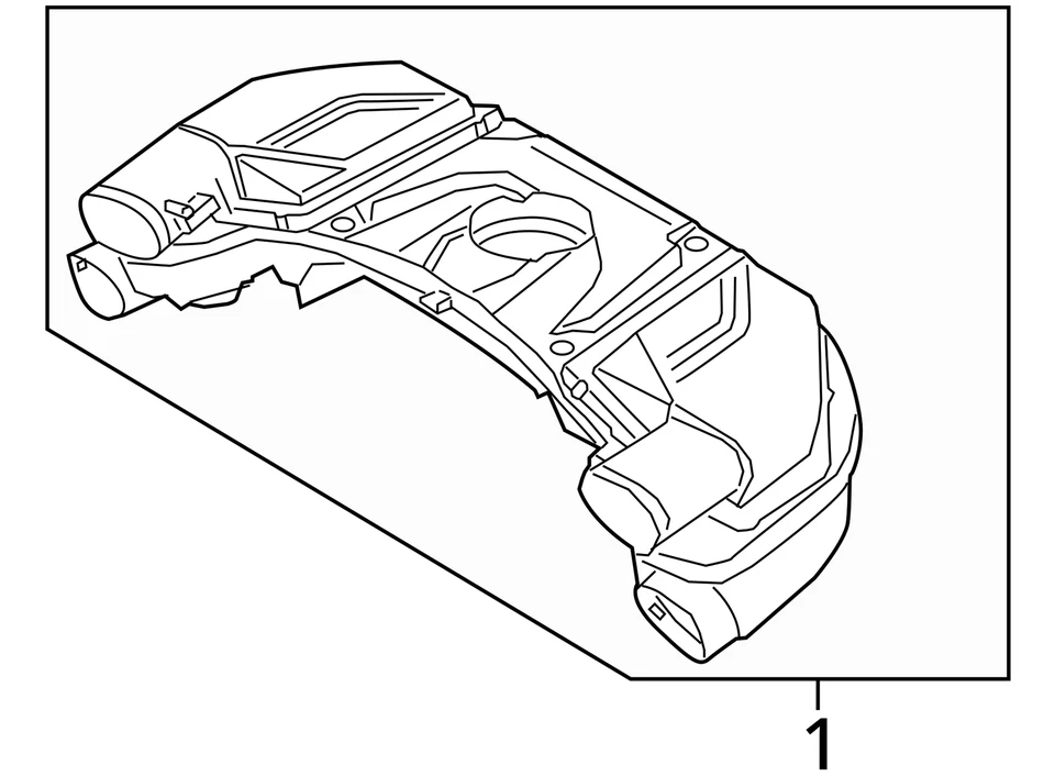 Purificador de aire 4,4 L doble turbo compatible con BMW 750i 2050510 16-19 Foto 3 de 3