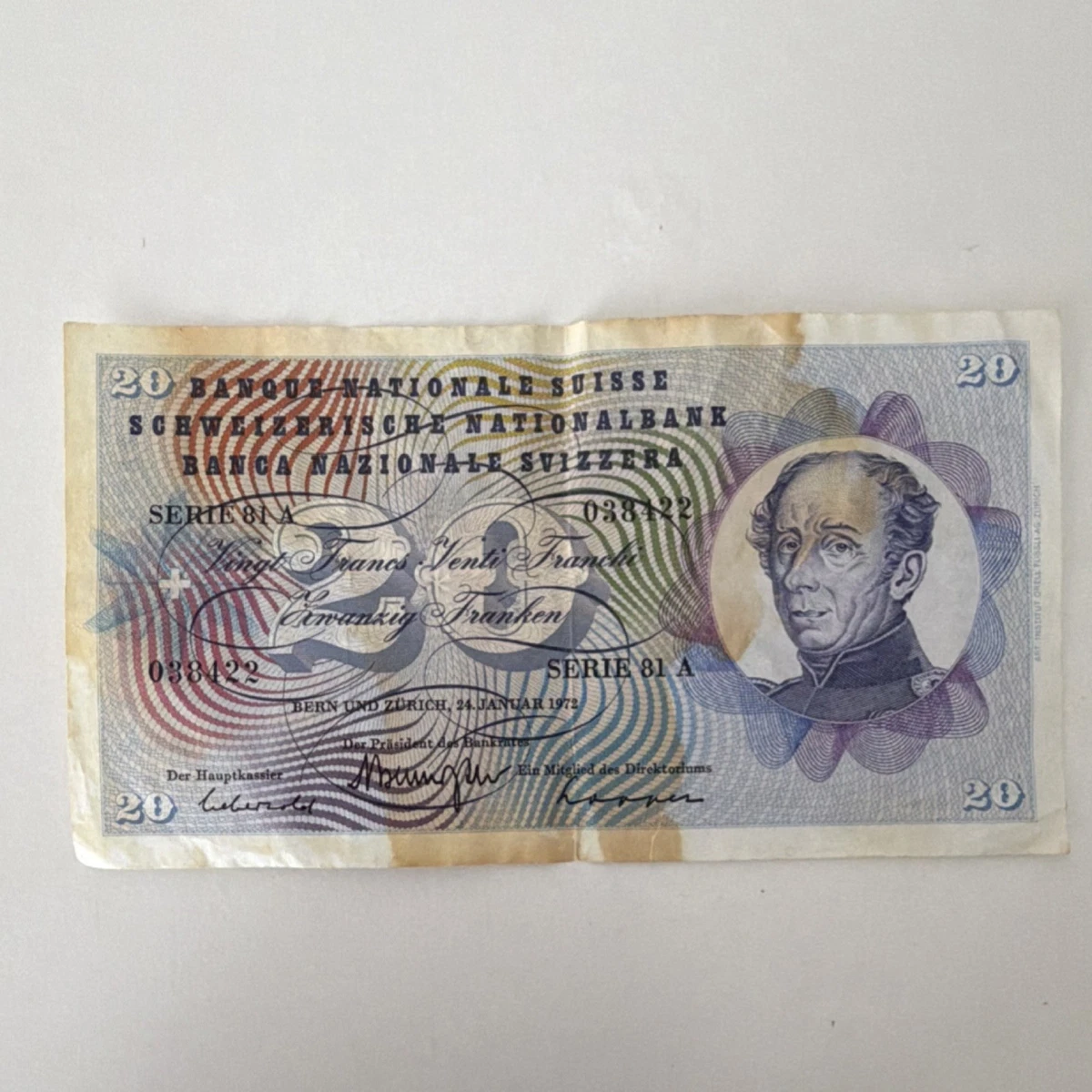 1972 Swiss Paper Money for sale | eBay