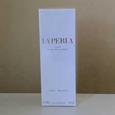 La Perla Just Give Me Roses EDP 3.4 oz 100 ml Refill Bottle New In Creased Box