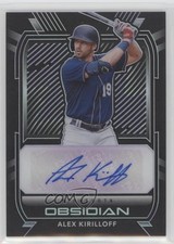 2021 Chronicles Obsidian Electric Etch Purple 18/99 Alex Kirilloff Auto 0v33