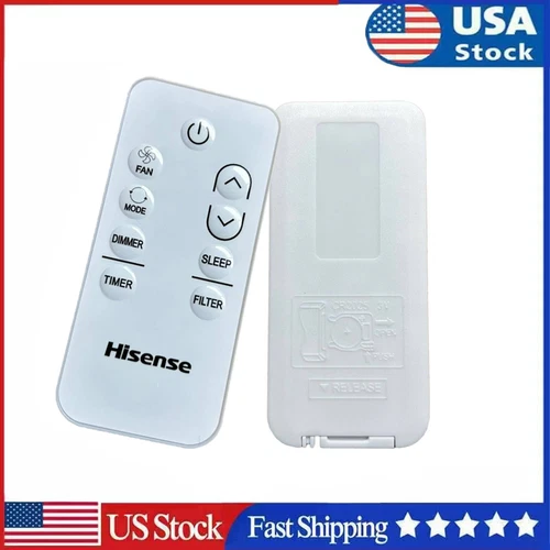 US Remote Control For Hisense AW1022CW1W AW0822CW1W AW0822DR1W Air Conditioner