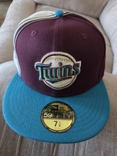 New Era Myfitteds Minnesota Twins 1987 World Series 59Fifty Fitted Cap Hat 1/4
