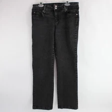 French Dressing Blues FDJ Olivia Black Skinny Mid Rise Jeans Women's Size 6P