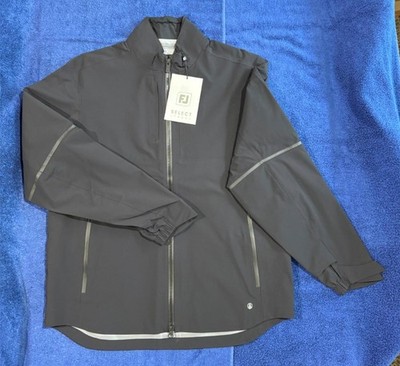 FOOTJOY DRYJOYS SELECT LX RAIN JACKET, MENS LARGE, BLK (T-521) NEW! MAKE OFFER!!