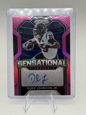 2020 Panini Prizm - Sensational Signatures Duke Johnson #10 Pink Prizm (AU)