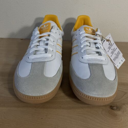 Size 11.5 - adidas Samba OG Two Tone Stripes - Crew Yellow - Picture 11 of 13
