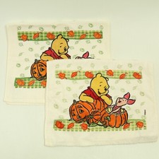Winnie The Pooh Piglet Pumpkin Dish Towel Hand Towel Set of 2 Cotton
