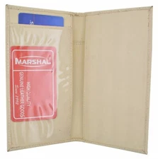 Basic Checkbook Cover Cream NEW