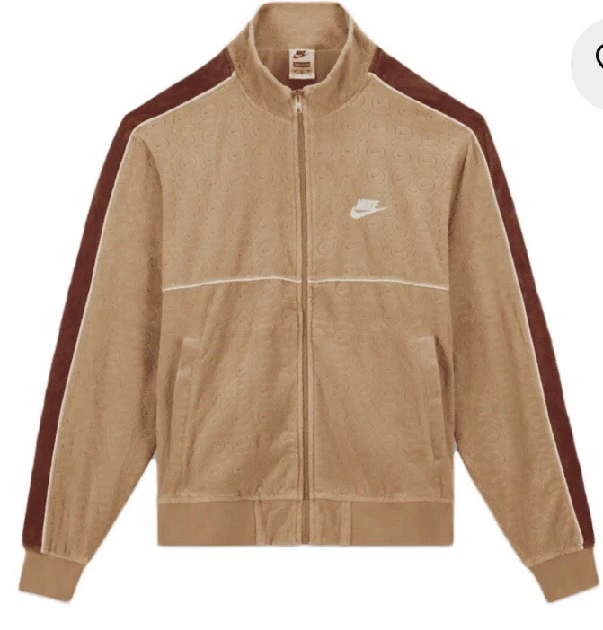Veste de survêtement Supreme Nike velours marron taille L