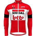Mens Team Soudal Cycling Jersey Cycling Long Sleeve Jerseys Tops Bicycle Jersey