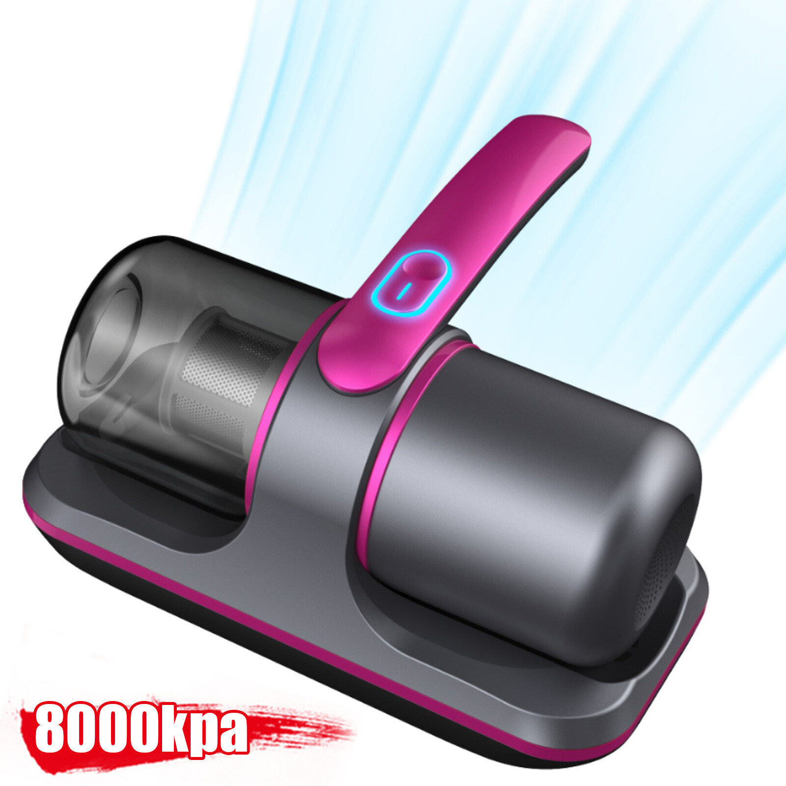 Cordless Handheld Vacuum Cleaner UV Dust Mite Remover Bed Blanket Bed