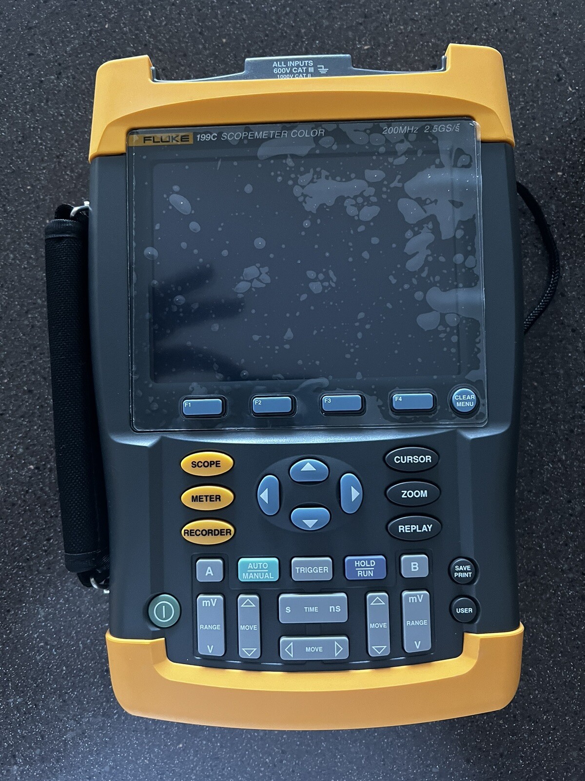 Fluke 199C ScopeMeter 200 MHz Color Oscilloscope eBay