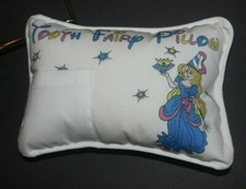 Tooth Fairy Pillow Princess White with pocket 8" x 5 1/2" Baby Girl Shower Gift