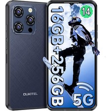 2026 OUKITEL WP52 5G Outdoor Handy Android 14 6500mAh 16GB+256GB Smartphone