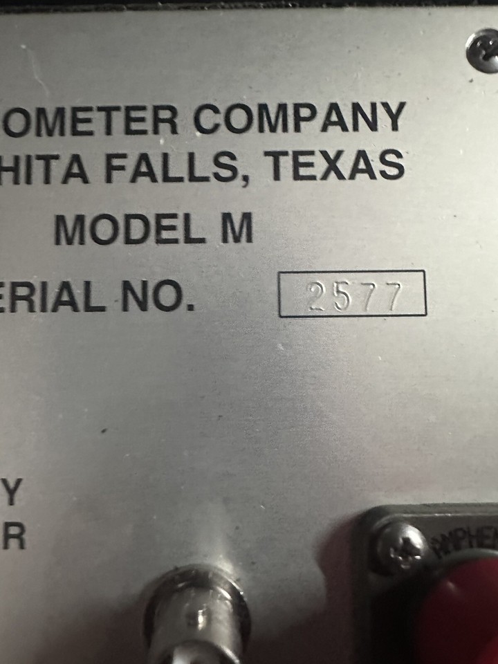 Echometer Model M Strip Recorder. Acoustic Liquid Level Instrument