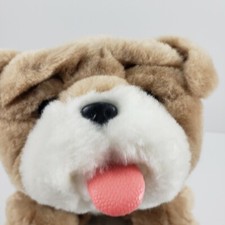 2017 Little Live Pets Plush Rollie My Kissing Puppy Bulldog Toy 11" SEE VIDEO