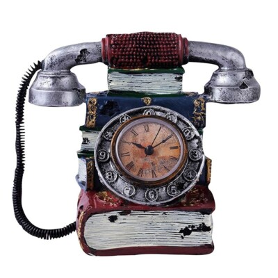 Rustikal Telefon Tischplatte Prunkstück für Heim Büro Dekor Geschenk Artikel
