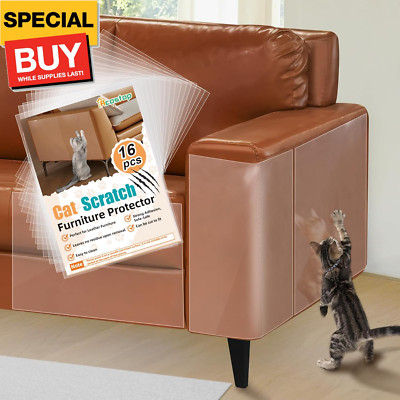Cat Scratch Furniture Protector - Specially Designed for Leather Furniture, Easy