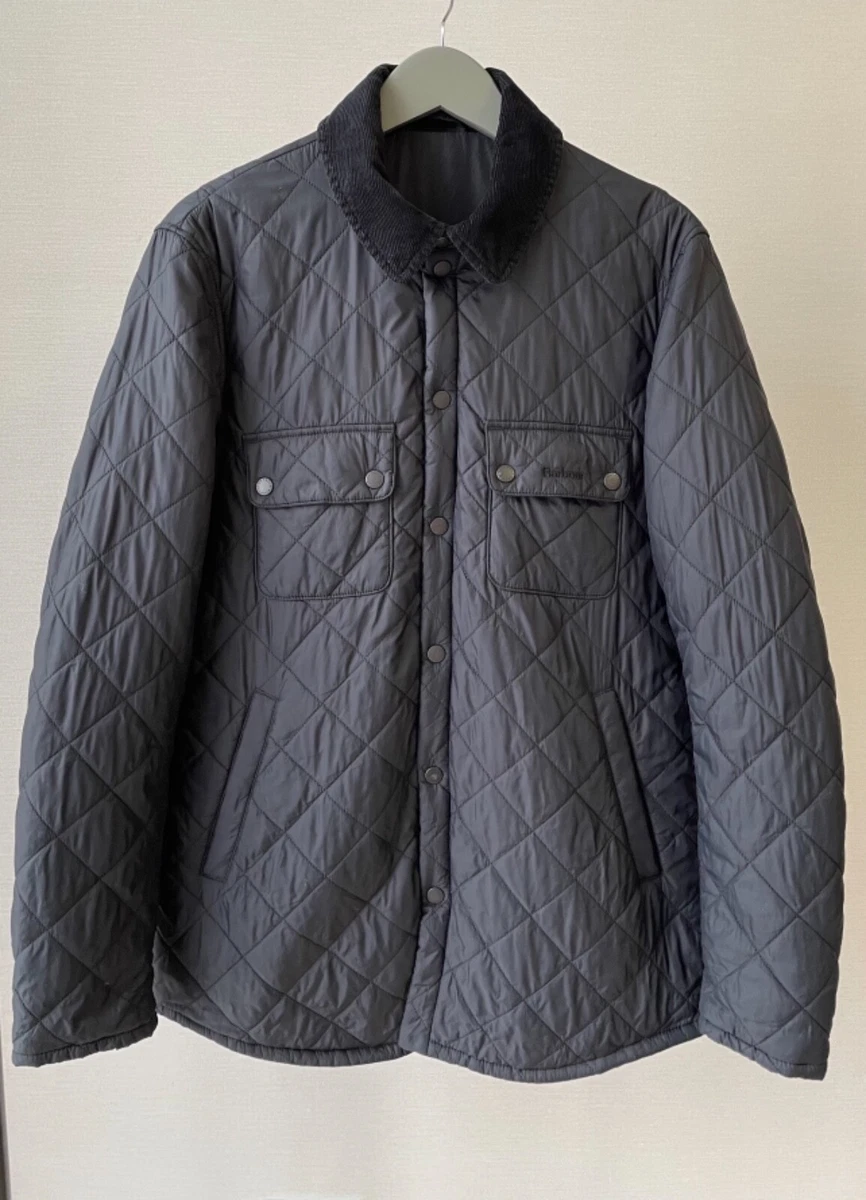 Barbour Akenside Quilted Mens Jacket Black Size L