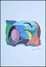 David Hockney Bleu Hang Cliff