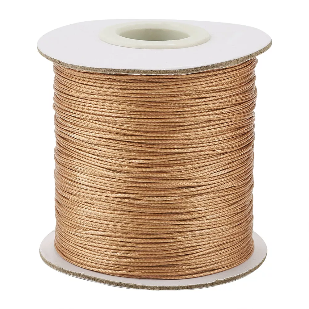 Waxed Polyester Cord Bead Cord Goldenrod 0.5mm 185yards/roll