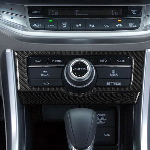 For Honda Accord 2013-17 Carbon Fiber Multi-function Console Interior Trim - Picture 3 of 8