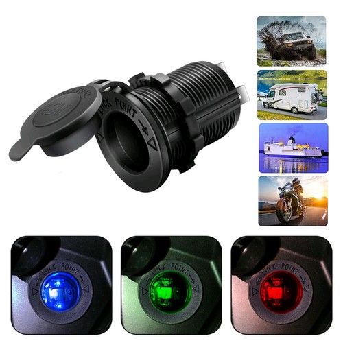 1x Car 12V Cigarette Lighter Socket Power Outlet Adapter Waterproof Accessories - Bild 1 von 12