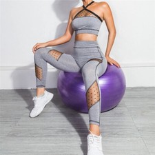 2 Piece Top Leggings Fitness Suit