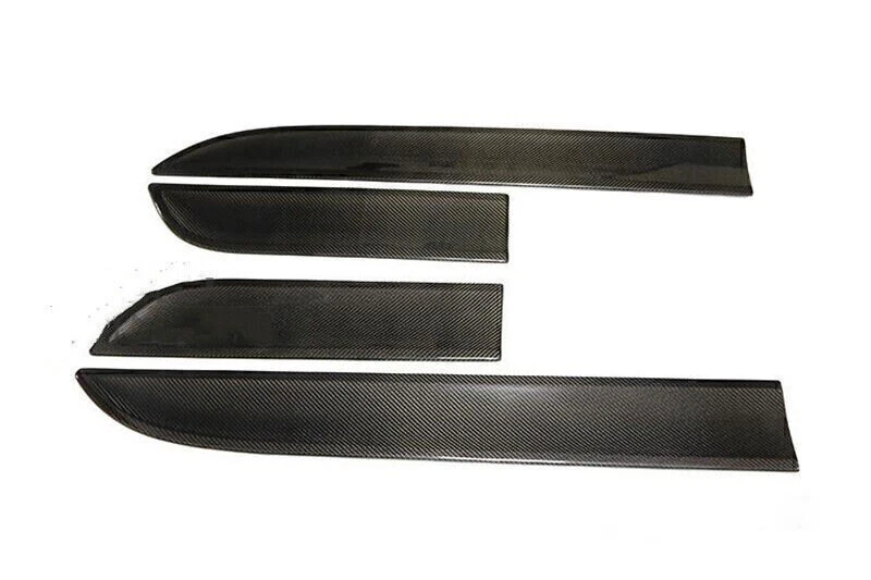 For Porsche Macan 2015-17 Carbon fiber Car Body Guard Door Moulding Cover Trim W — 第 3/4 张图片