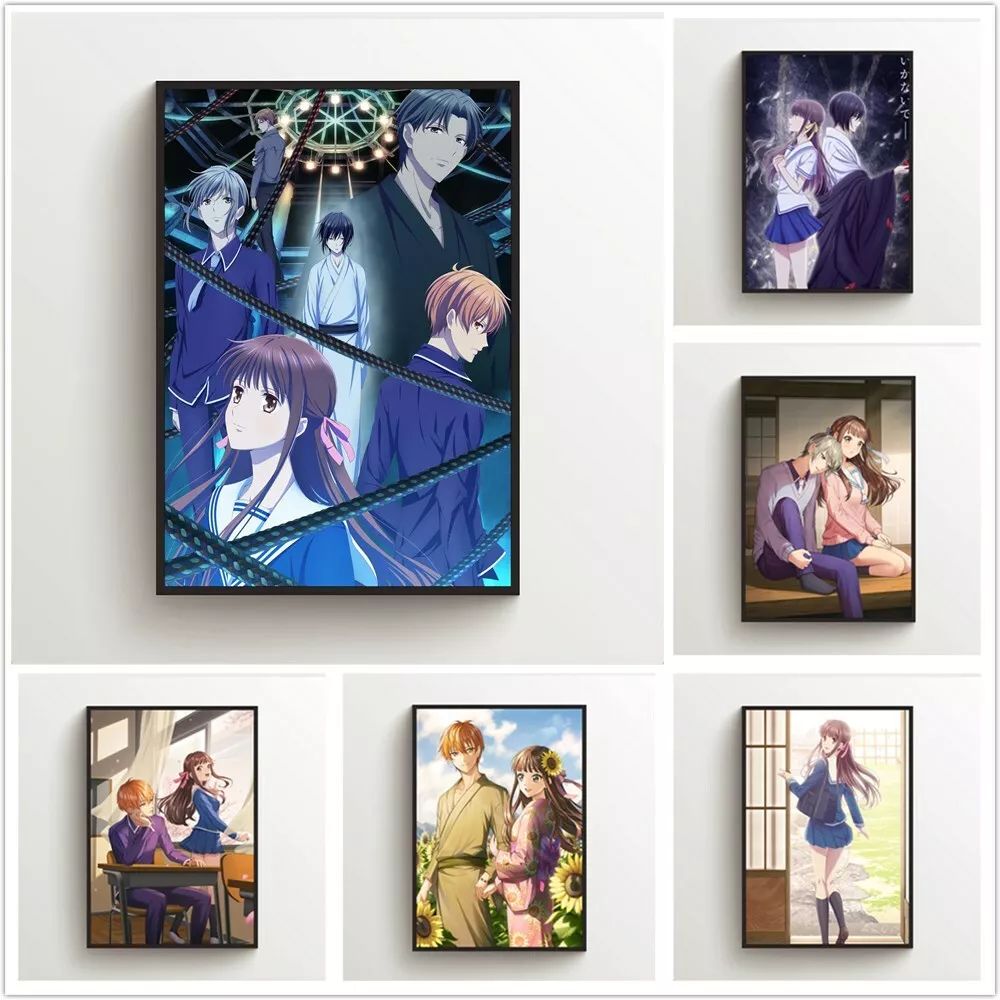 Unframed Printed 2023 Calendar Japanese Anime Fruits Basket Poster Canvas  Modern Oil Painting Art Home Wall Decal