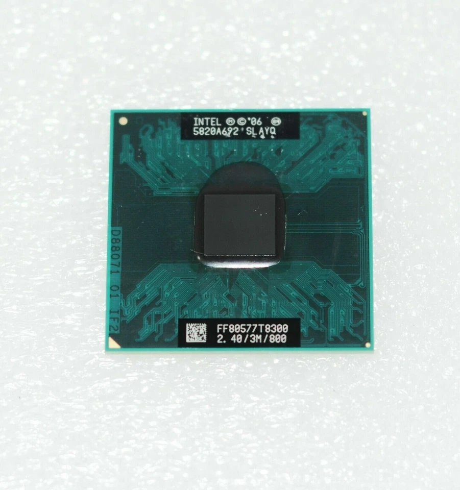 For Intel Core 2 Duo T8300 2.4GHz CPU SLAYQ 3MB Socket P Processor 800 MHz - Image 3 of 4
