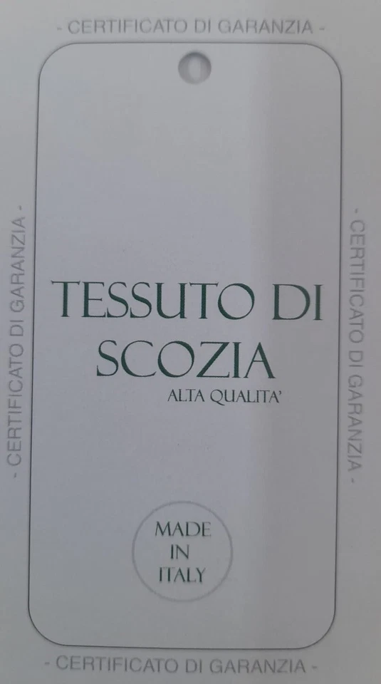 T-shirt maglia sottogiacca Filo di Tessuto Scozia Alta Qualità 100% cotone makò - Immagine 3 di 4