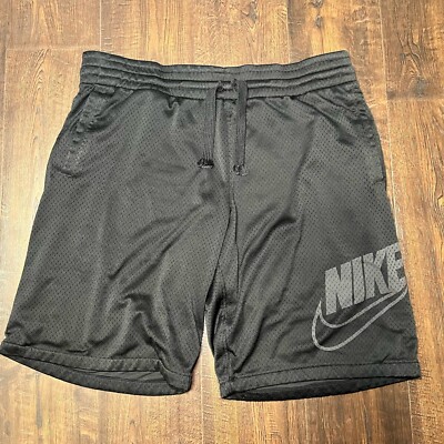 Authentic Vintage Black Nike Shorts - Classic Retro Style