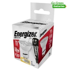 Image of 1x Energizer GU10 3.1W = 35W LED Bulb Spotlight 230 Lumens Warm White