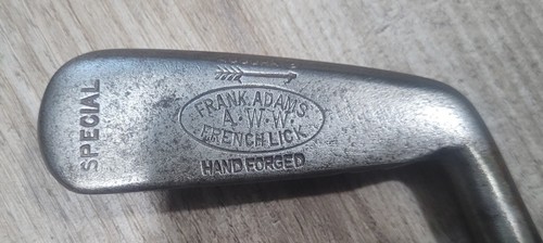 Antique Vintage 1915 Frank Adams French Lick Hickory Wood Shaft Golf Club Jigger - Picture 2 of 10
