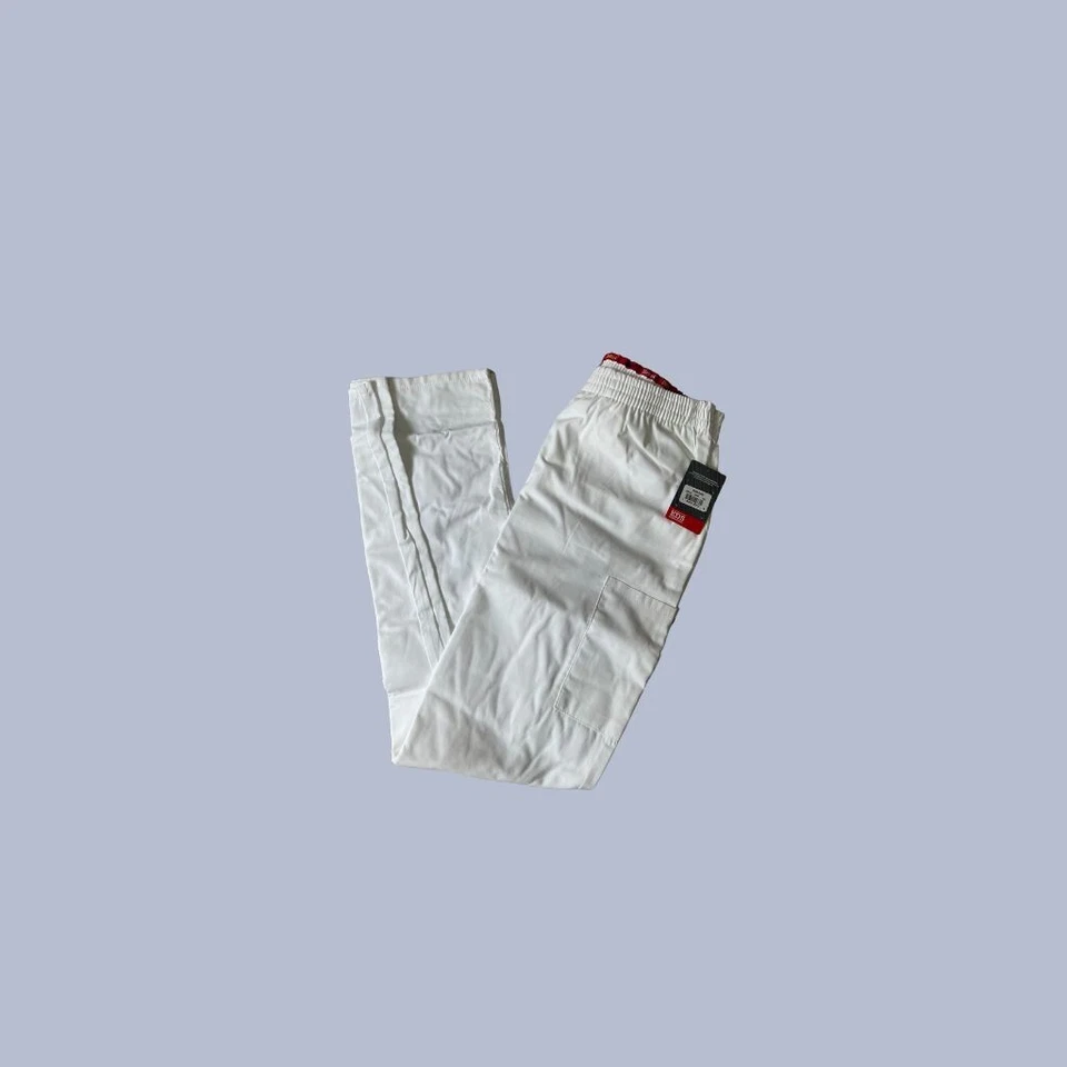 Pantalón Médico Dickies Pull-on Cintura Elástica Carga 86106 Blanco Dickies EDS Foto 2 de 3