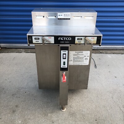 Fetco CBS-52H Stainless Steel Twin Coffee Not As