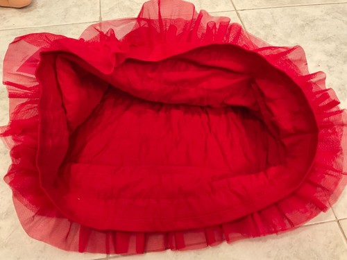 Red Tutu Ruffled Tulle Skirt Small Circo Size 7/8 ~ NWT - Picture 2 of 4