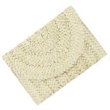 Straw Clutch Bag for Women Envelope Woven Clutch Handbag Summer Beach Purse