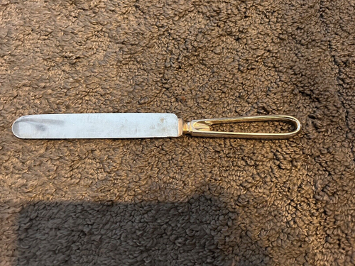 12 "Lamson & Goodnow" RARE Silverplate Dinner Knives - Picture 3 of 4