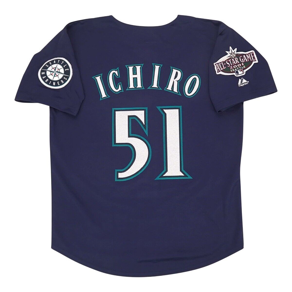 Ichiro Suzuki 2001 Seattle Mariners Alternate Navy Blue Ichiro Suzuki 2001 Seattle Mariners Alternate Navy Blue
