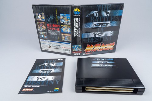Neo Geo AES *Garou Densetsu: Shukumei no Tatakai* CIB OVP Anleitung Fatal Fury