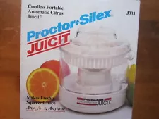Proctor Silex Battery Operated Portable Juicer Jucit model J333 NEW