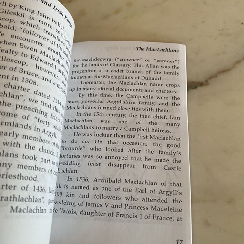 Origins of the Clan MacLachlans and their Place in Scotland History Booklet - Picture 4 of 7