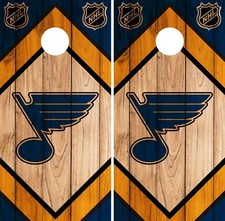 St. Louis Blues Cornhole Wrap NHL Game Board Skin Set Vinyl Decal CO357