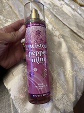 BATH AND BODY WORKS FINE FRAGRANCE MIST SPRAY 8 oz TWISTED PEPPERMINT PERFUME