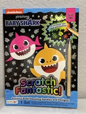 Nickelodeon Baby Shark Scratch Fantastic Activity Book scratch Off Fun And Games