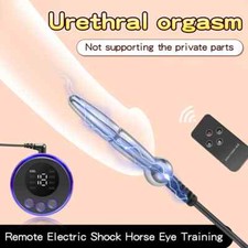Male Electric E-stim Stretcher Urethral Sounding Rod Penis Plug Dilator Metal