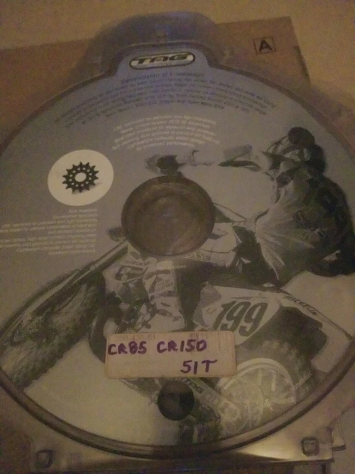 Tag Metals 51T Aluminum Rear Sprocket, 1996-2015 Honda CR85R CR80R CRF150R - Image 3 of 3